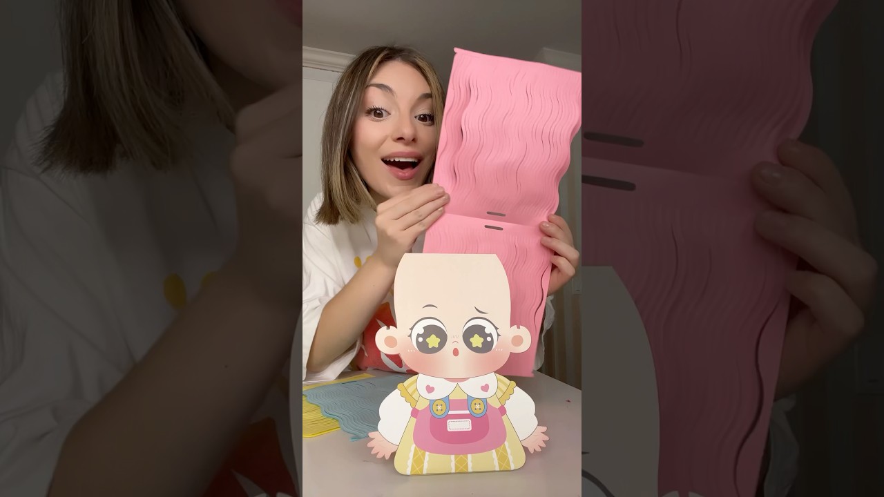 Happy or unhappy customer!?? 🤩😬 The paper salon! 👀 #comedy #art #hairstyle
