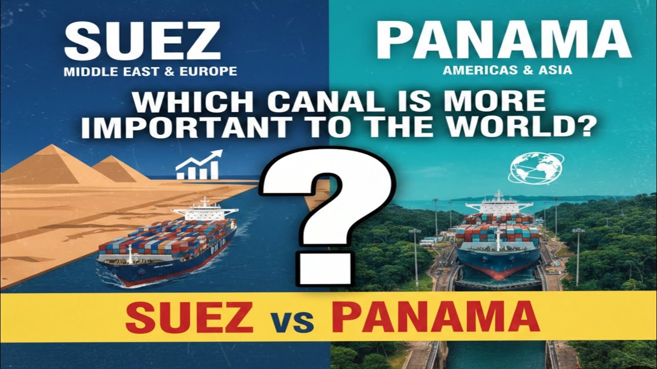 SUEZ vs PANAMA — WHICH CANAL IS MORE IMPORTANT TO THE WORLD?