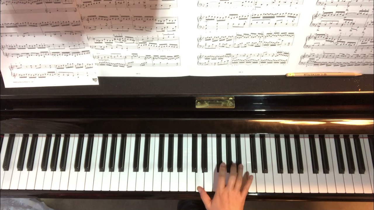 【ピアノソロ】小フーガ　ト短調（ピアノ編曲版）/J.S.Bach Fugue In G Miner BWV578