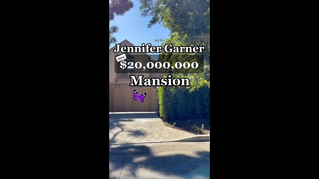 Jennifer Garner! New Luxury Mansion #jennifergarner #celebnews #realestate