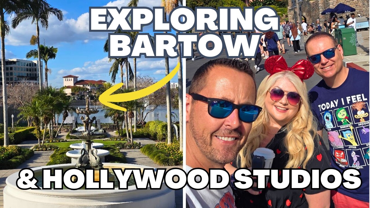 Downtown Bartow Florida Surprised Us | A Day at Hollywood Studios & Coronado Springs