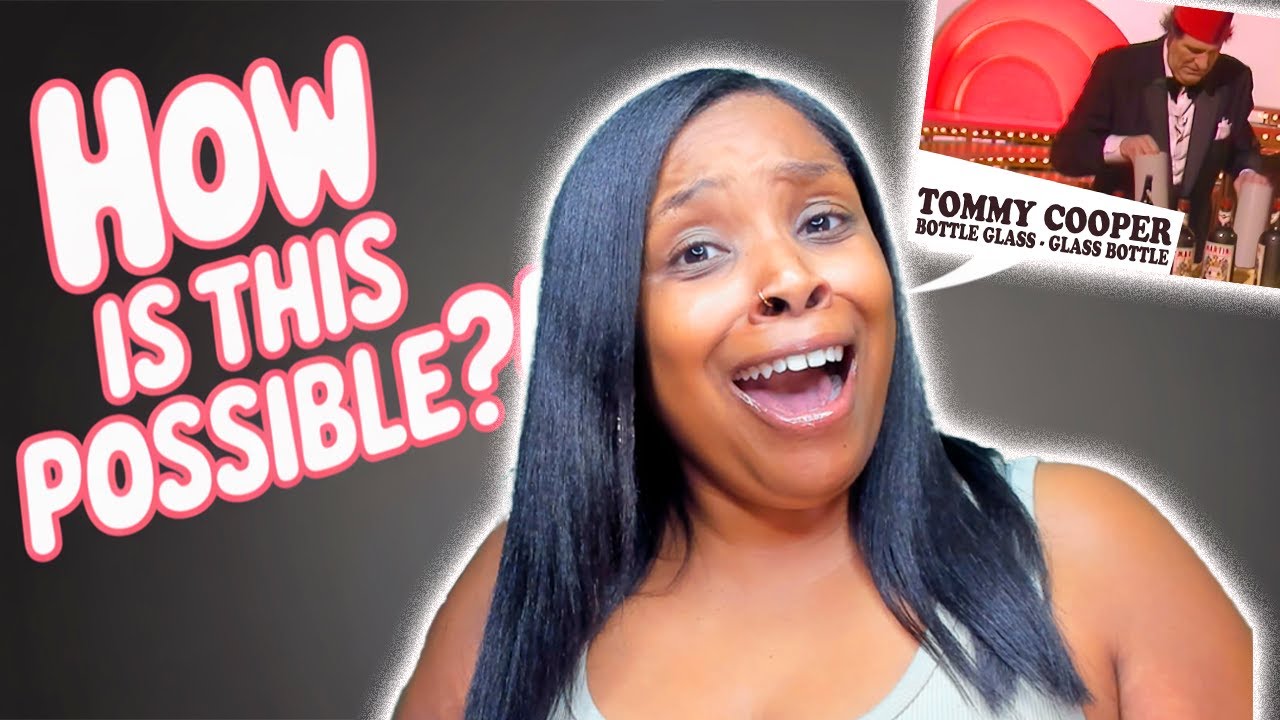 NO WAY!!! TOMMY COOPER Glass Bottle TRICK | AMERICAN REACTS