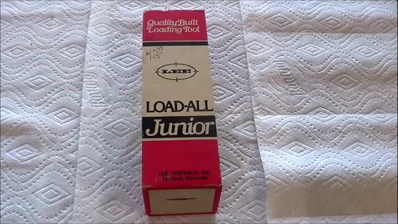 Lee Load-All Junior reloading 12 gauge shells