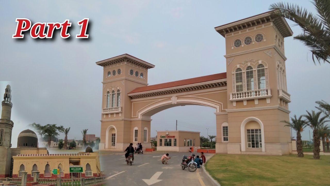 Amazing Housing Society In Faisalabad Pakistan I Beautiful Housing Society I Green Orchard (Part 1)