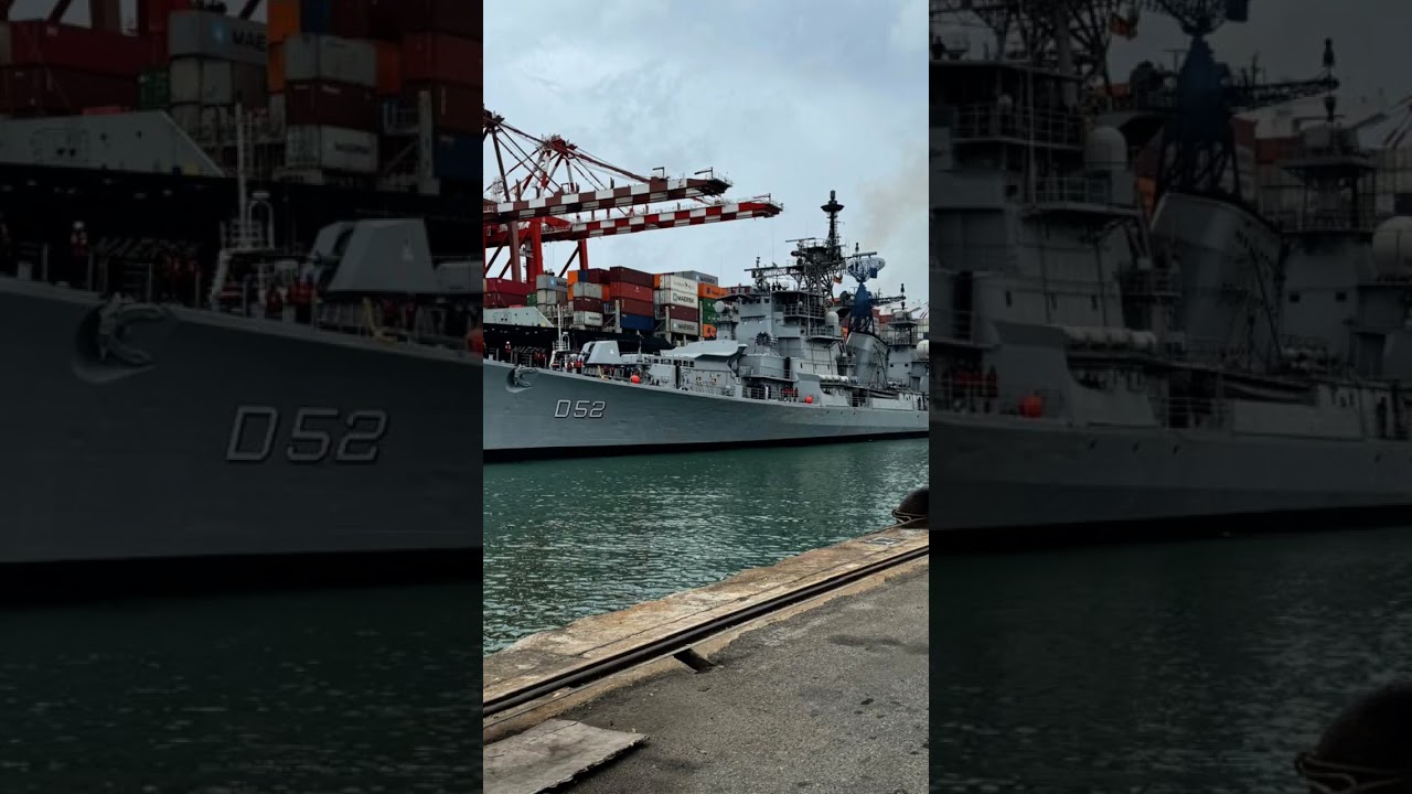 INDIAN NAVAL SHIPS IN SRI LANKA FOR SLINEX -25