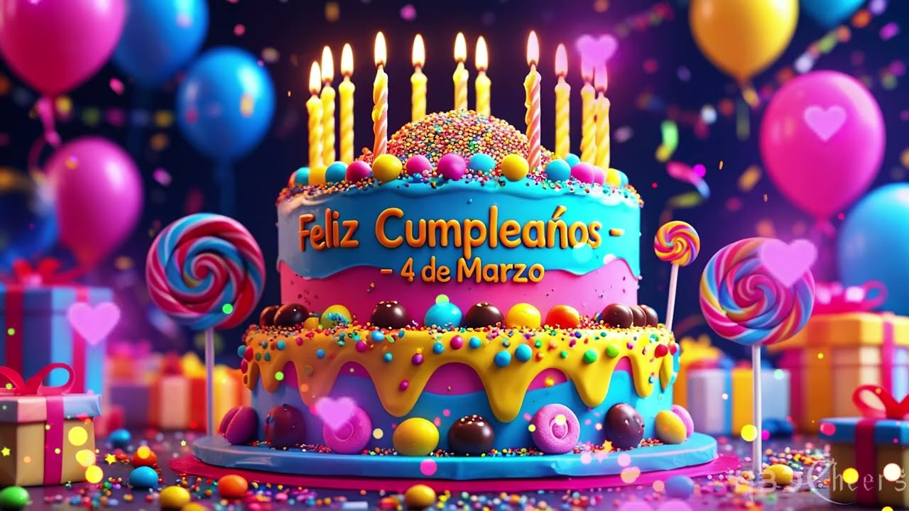 🥳 “¡Feliz Cumpleaños para Ti! 🎂 4 de Marzo 🎵 (Trending Remix 2026)”
