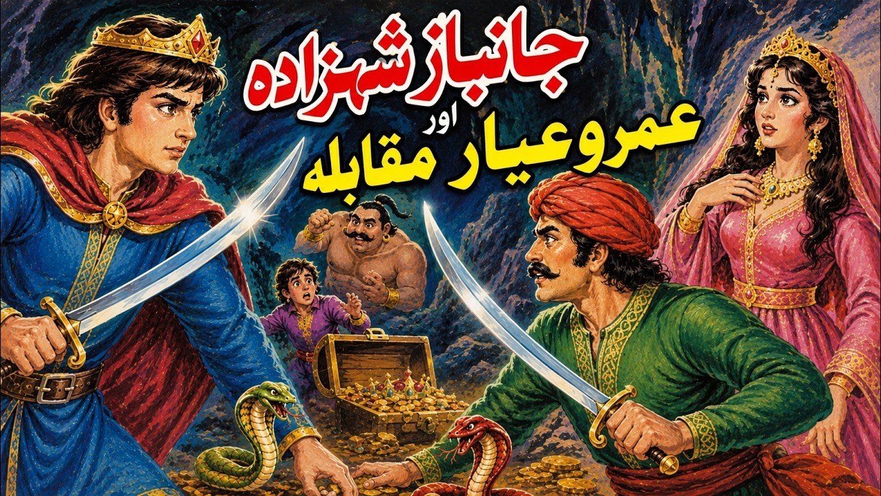 Jaanbaaz Shahzada Aur Umro Ayyar Muqabla Purasraar Jadui Kahani || Urdu Adventure Horror Story Ep 5