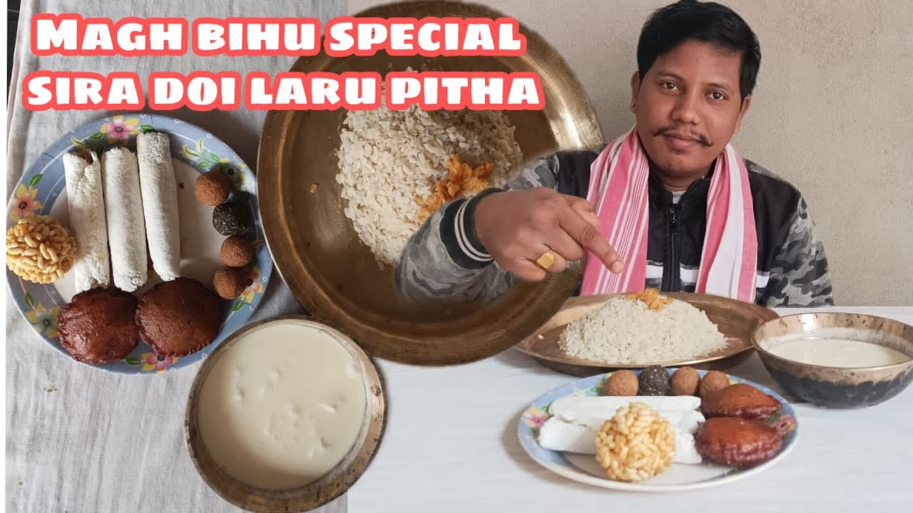 Magh Bihu special sira doi laru pitha 🙂