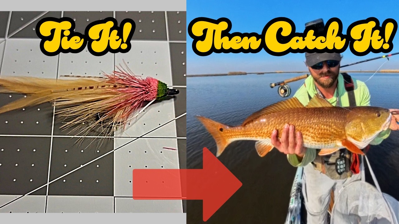 Tie It, Then Catch It! Shrimp Fly Redfish Success