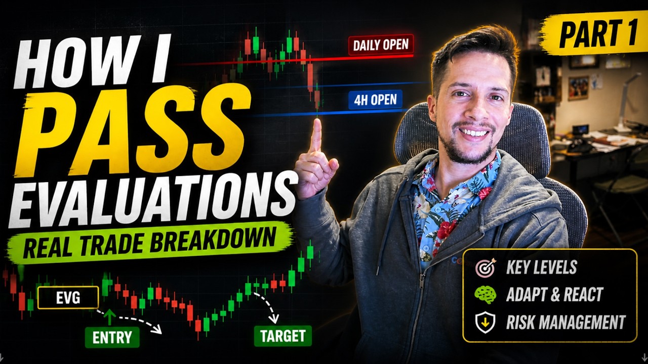 This Is How I Pass Trading Evaluations Part 1 | Trade Breakdown