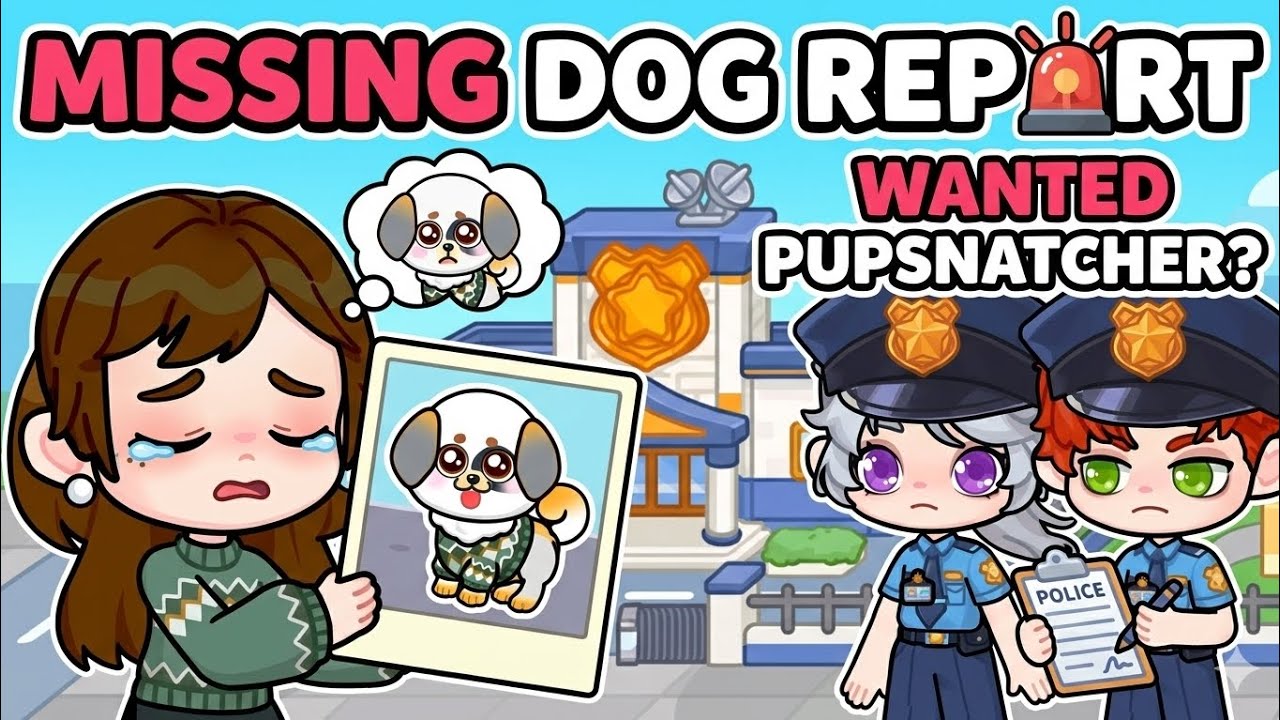 ⸝⸝MISSING DOG REPORT🚓🚨📋🗯️ᝰ.ᐟ || Game World || #gameworld #babybus #anime #police 
