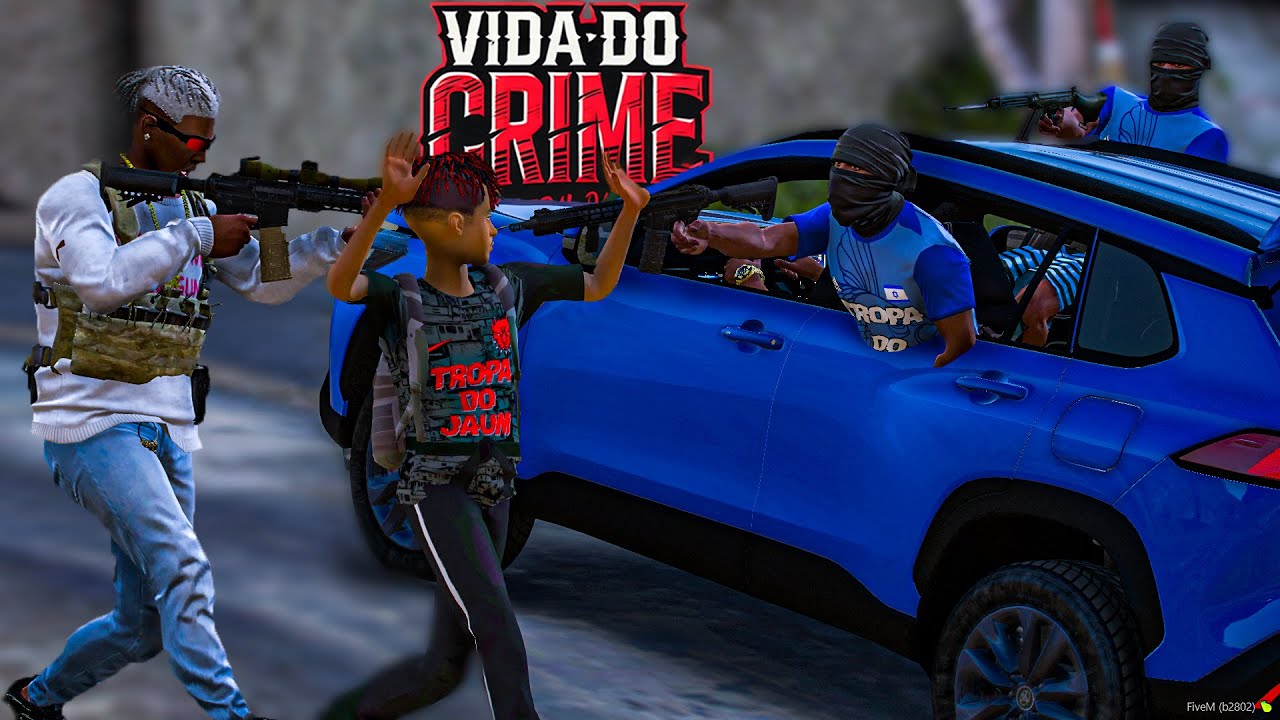 GTA 5 : VIDA DO CRIME - JD FOI SEQUESTRADO 😡 BRANKILIN TA FECHADO COM TCP - EP.104