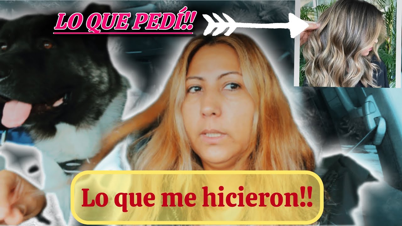 Lo que yo pedi!! Y como me dejaron el PELO!!😥😥😥 MALAS EXPERIENCIAS!