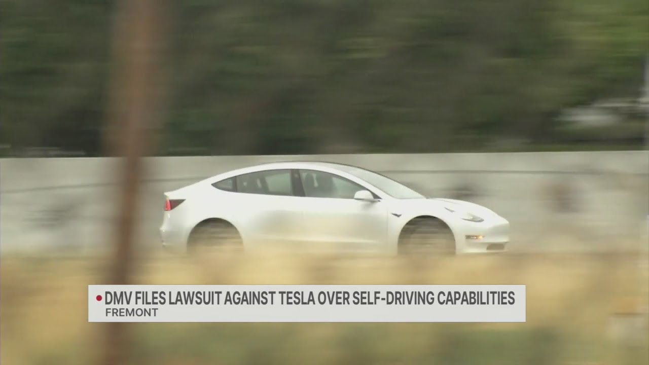 California DMV files lawsuit against Tesla over self-driving capabilities