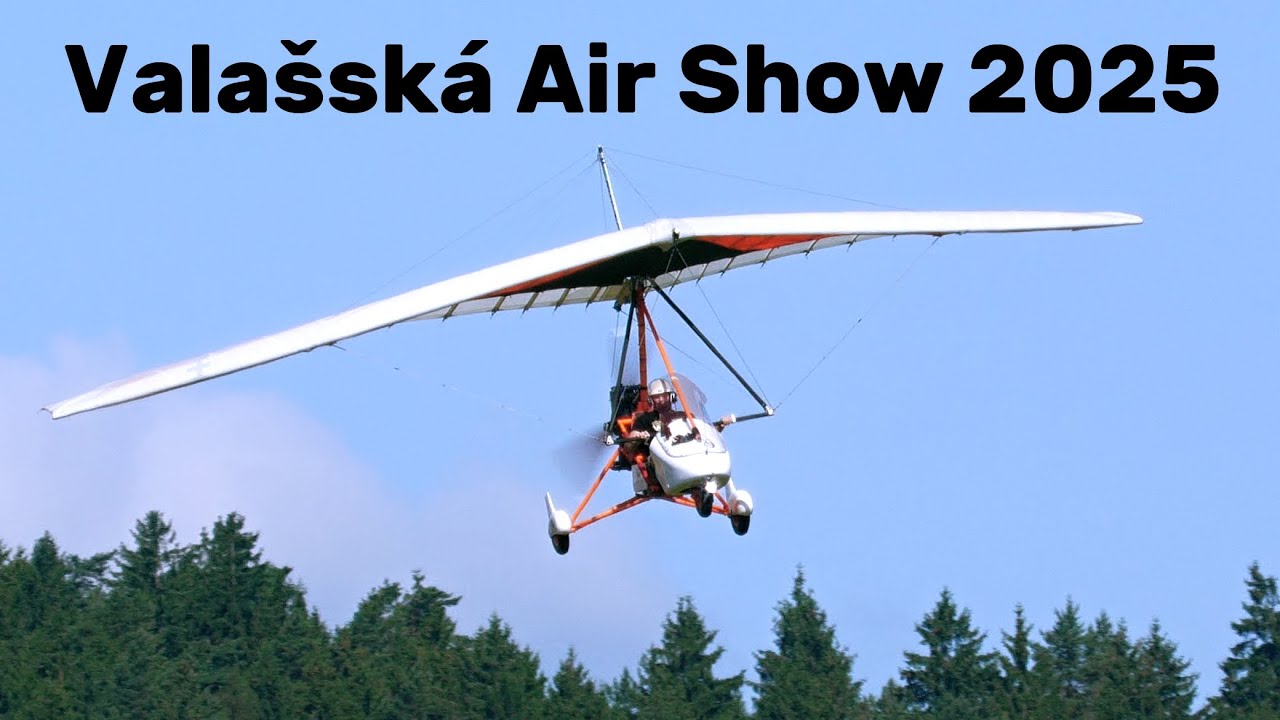 ROGALLO powered hang glider | 4K | Valašská Air Show 2025