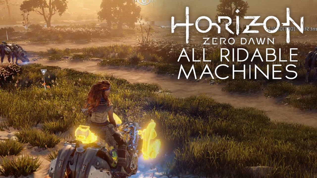 Horizon Zero Dawn - All Mountable Machines (Overridable Machines)