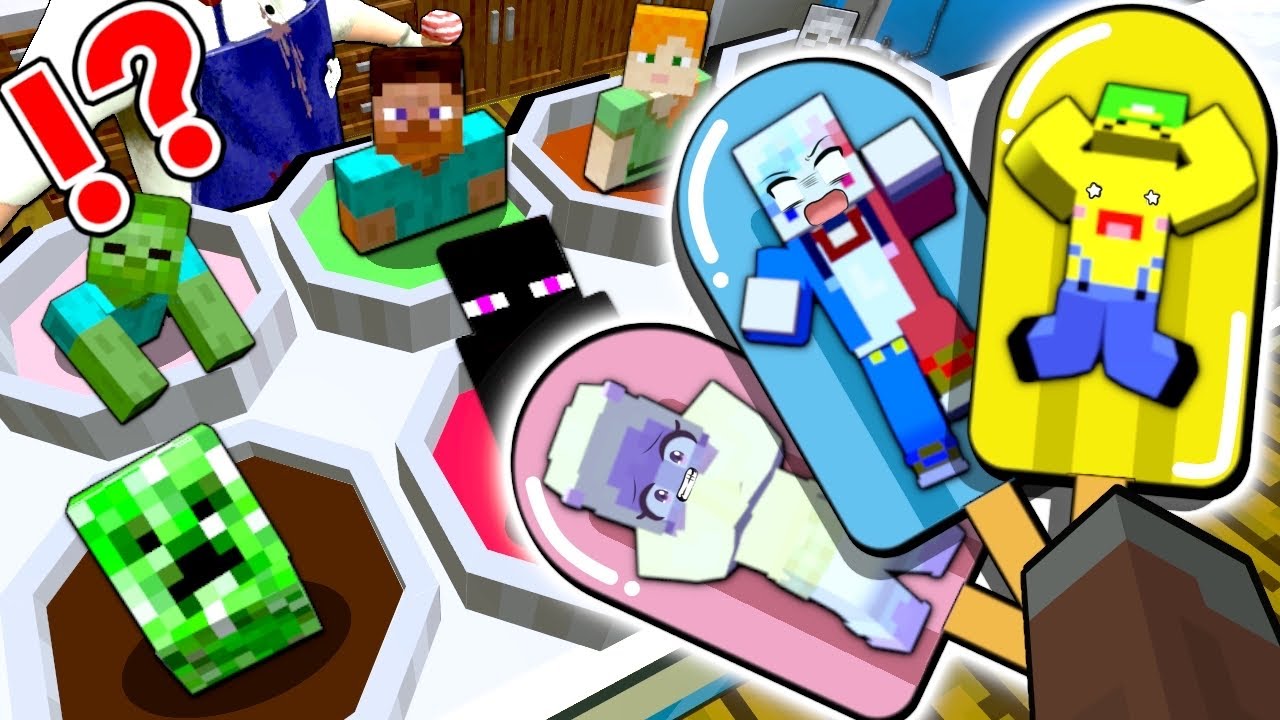 超怖い人肉アイスクリーム屋さん⁉️🍦【マイクラ Minecraft】ぽっぴんず