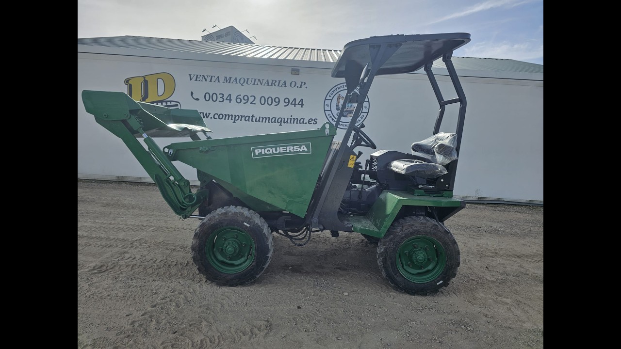 DUMPER AUTO CARGABLE PIQUERSA AC1750 T4 EN PRUEBA