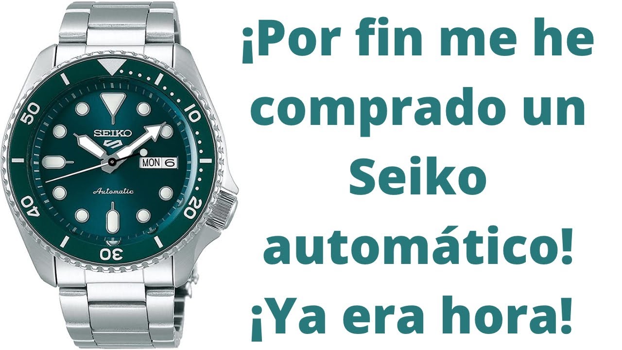 ¡Por fin me he comprado un Seiko automático! SEIKO 5 Sports SRPD61K1