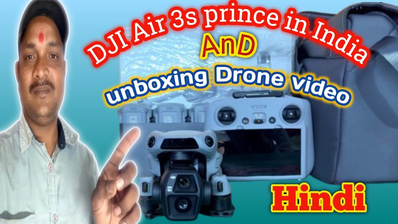 Dji Air 3s Unboxing price in India | dji Air 3s drone prince in India🇮🇳 | Hindi #dji #drone #air3s 