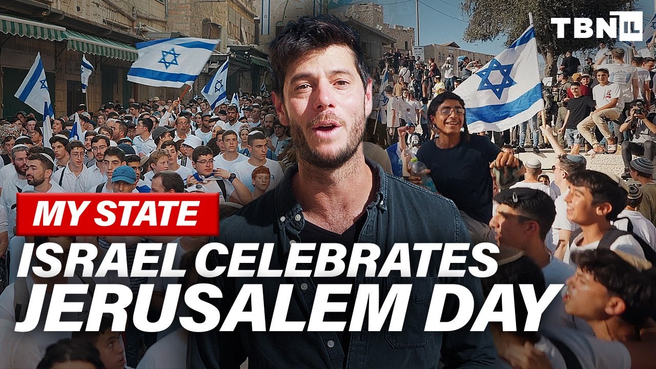 Israel Flag March Commemorates Reunification of East & West Jerusalem | Yair Pinto | TBN Israel