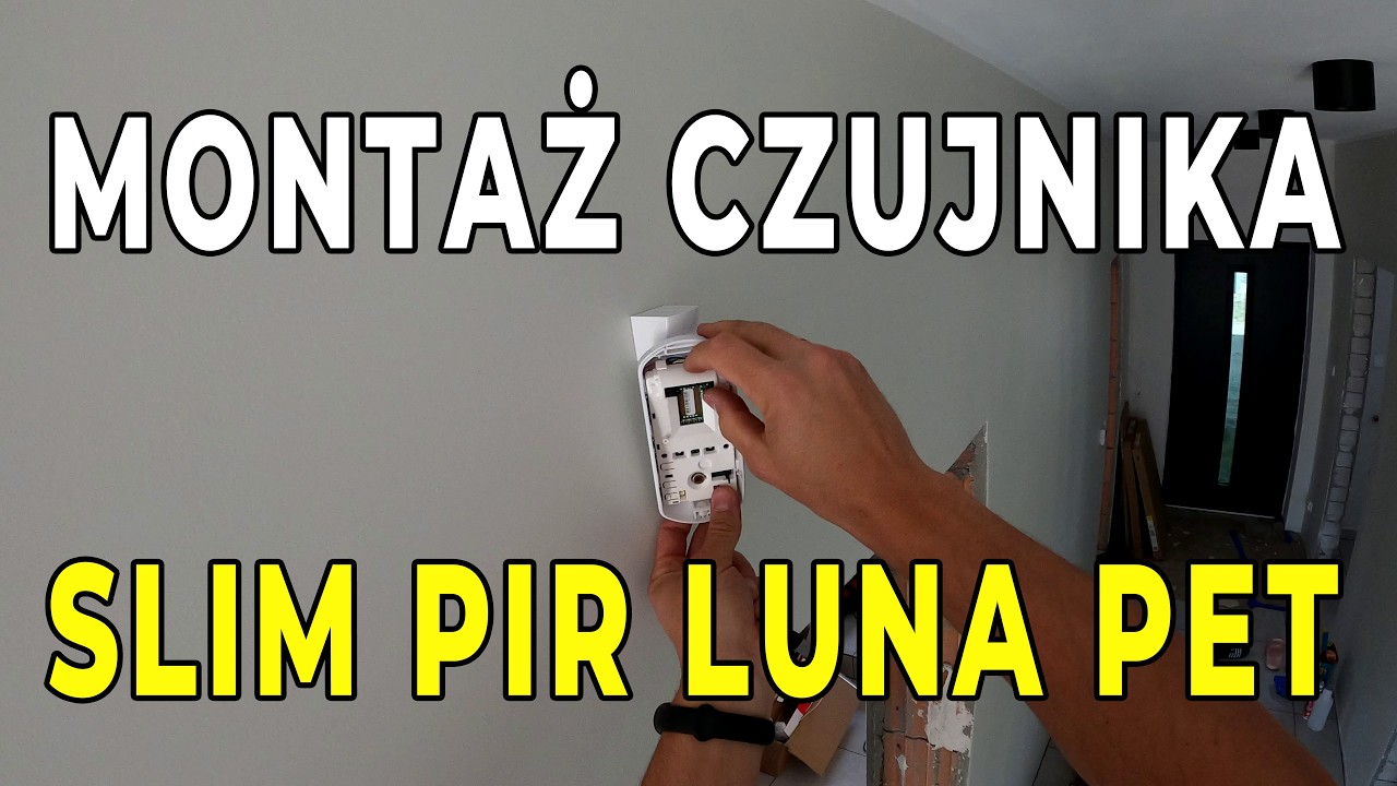 Satel Slim PIR Luna – montaż i zmiana trybu pracy oświetlenia czujników ruchu (#6)