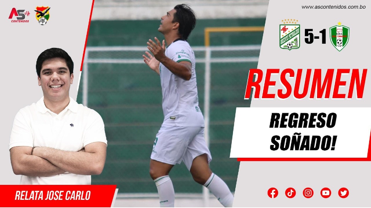 REGRESO SOÑADO… ORIENTE PETROLERO 5-1 REAL TOMAYAPO