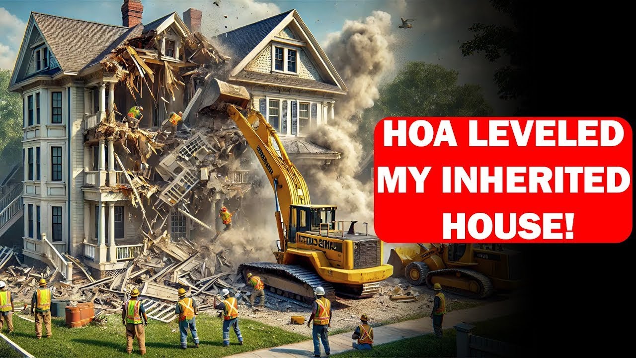 My builders called me and said that the HOA had razed my house to the ground, I'm suing!