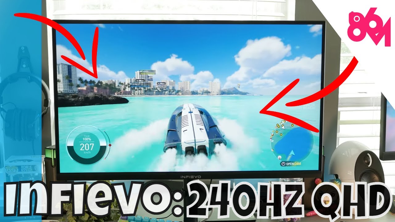 Infievo's 240Hz, QHD 1440P Gaming Monitor!