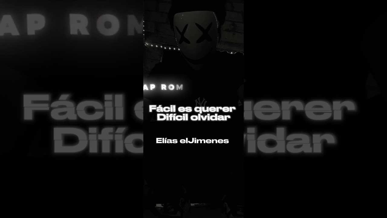 Fácil es Querer difícil olvidar Rap Romántico Elías elJimenes 2026 Triste/LuisMC Rap Guian beats