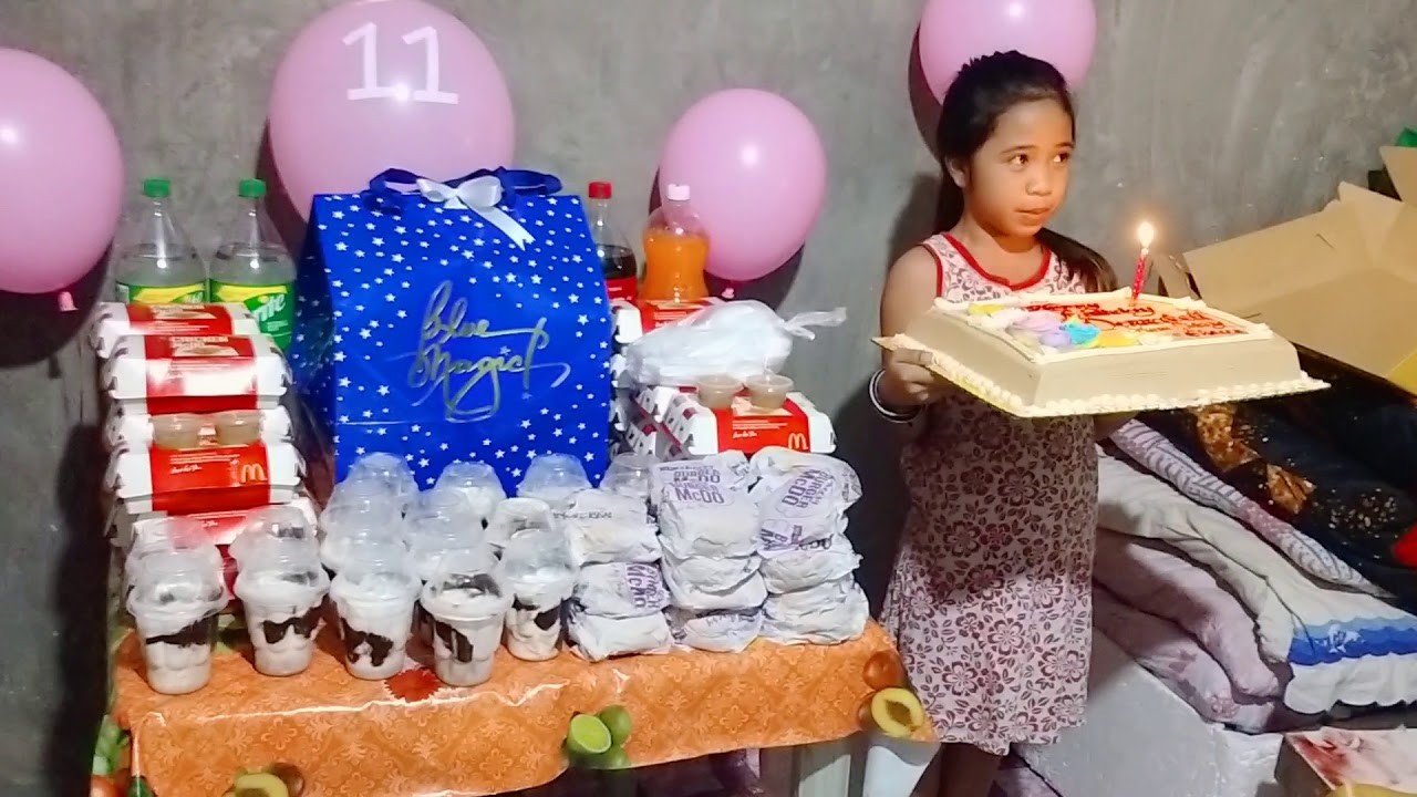 its a birthday celebration  happy 11th birthday donnabell