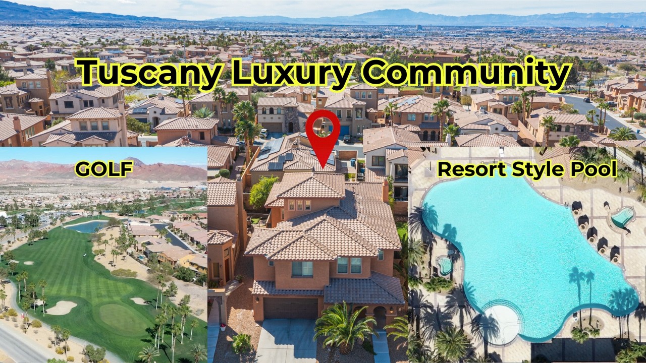 Inside a Guard Gated Luxury Home in Tuscany | Henderson Nevada | 5 Bed 4,135 Sq Ft Tour