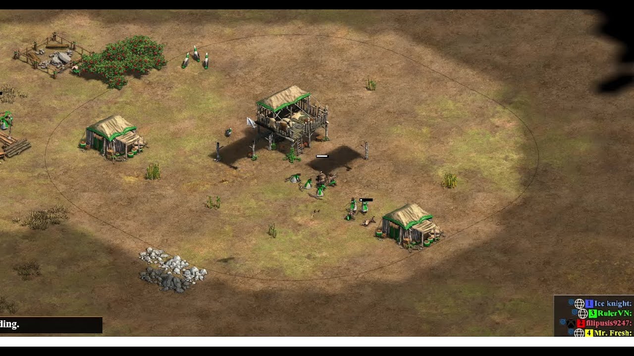 AOE2 PvP Quick Match 2v2 - Mongols/Italians vs Magyars/Bulgarians