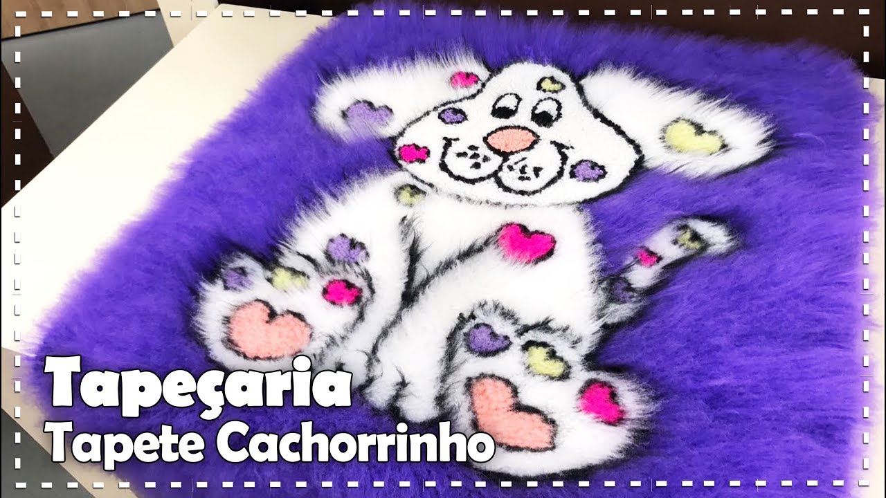 TAPETE CACHORRINHO EM AGULHA MÁGICA com Luciano Albano - Programa Arte Brasil - 19/07/2017