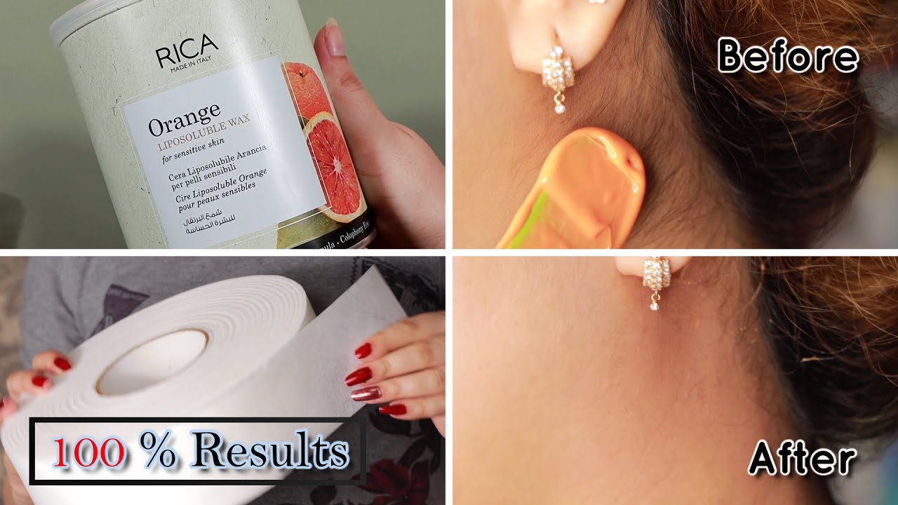 How to use Rica Wax at home |How to remove facial hair at home | Professional Wax in Pakistan