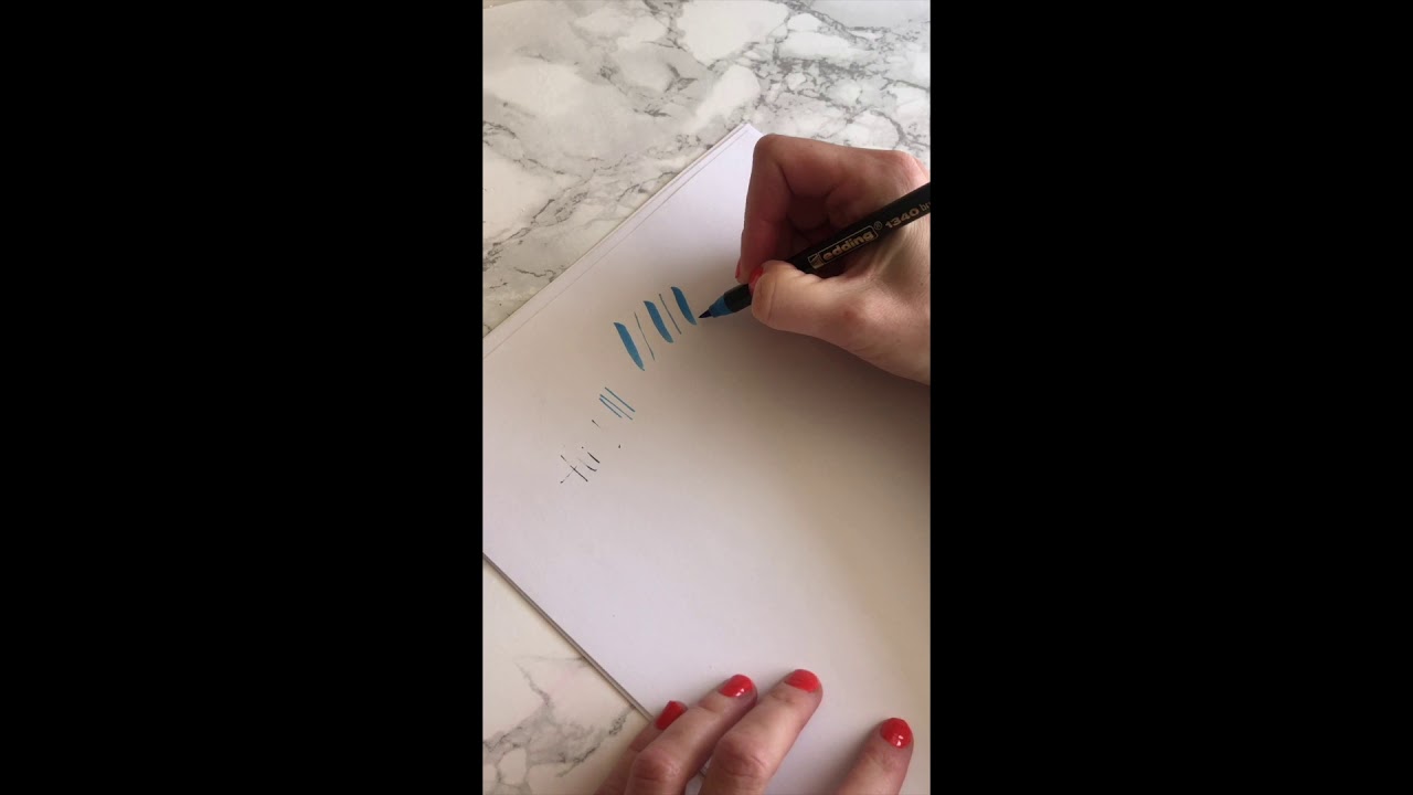 Intro to Brush Script with Design in Words