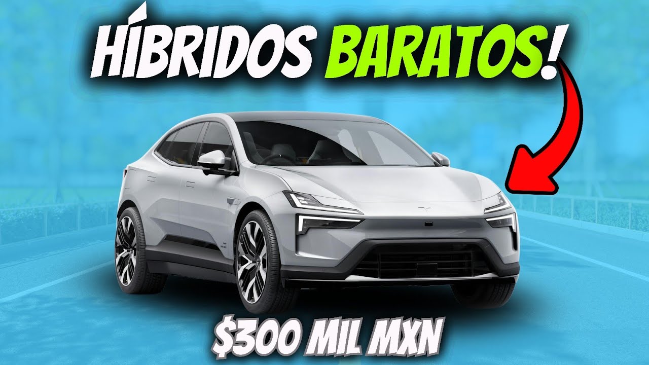 5 AUTOS "HÍBRIDOS" más BARATOS en México 2026