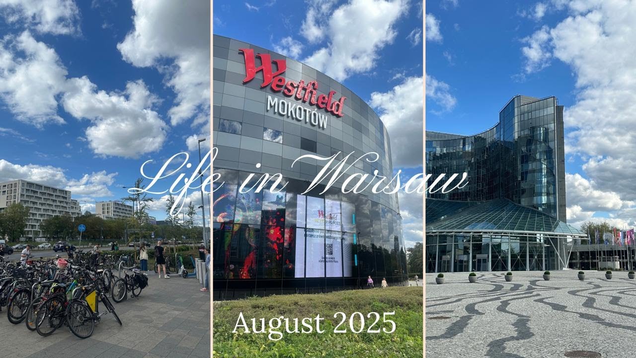 WARSAW WALK TOUR| WESTFIELD MOKOTÓW🇵🇱🛍️ 2025 #travel #shopping #warsaw #walking #city #life 