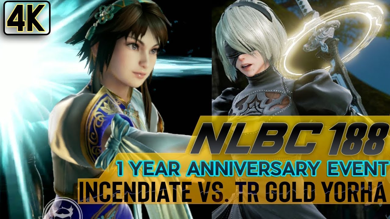 Soulcalibur 6 - Incendiate (Xianghua) vs. TR Gold Yorha (2B) @NLBC 188   [4K/60FPS]
