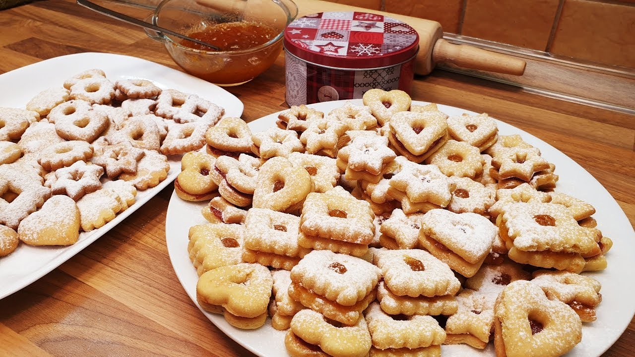 Lekváros Linzer omlós teasütemény @Szoky konyhája