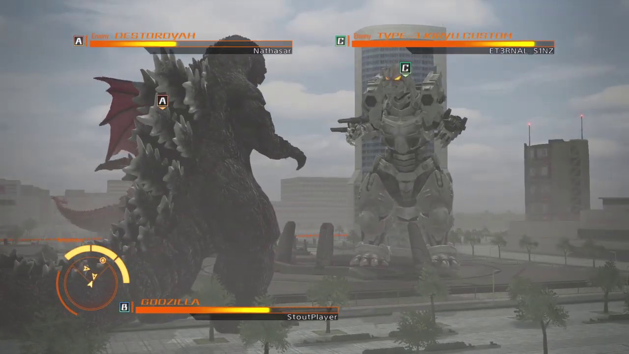 GODZILLA PS4 : Godzilla vs Destroyah vs Kiryu