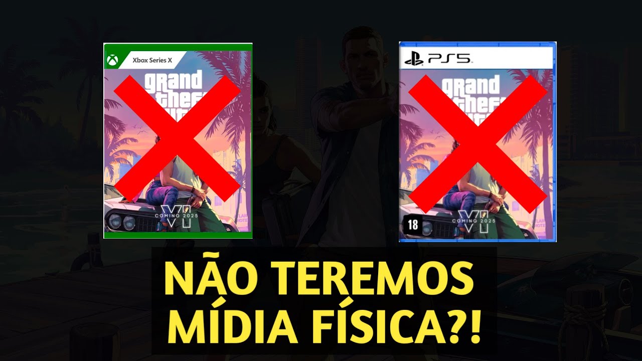 BOMBA! GTA 6 pode chegar apenas em versão digital no lançamento