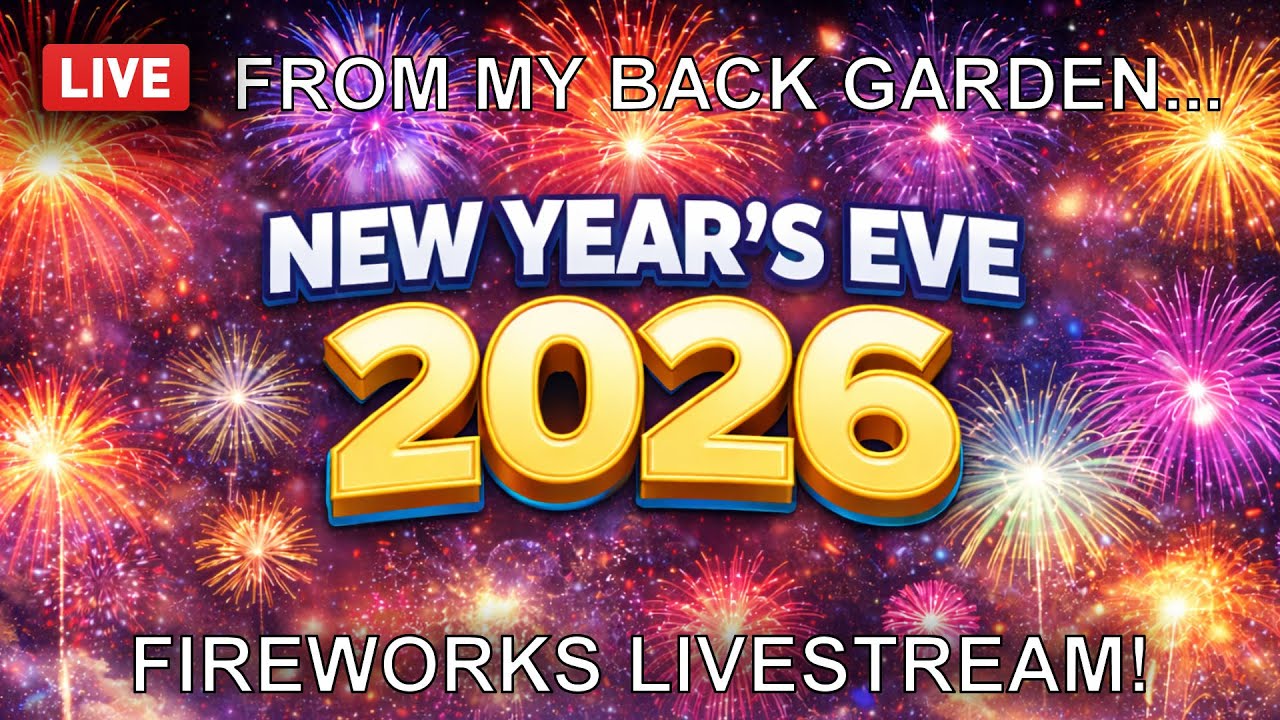 🔴 LIVE: New Year's Eve 2026 FIREWORKS!