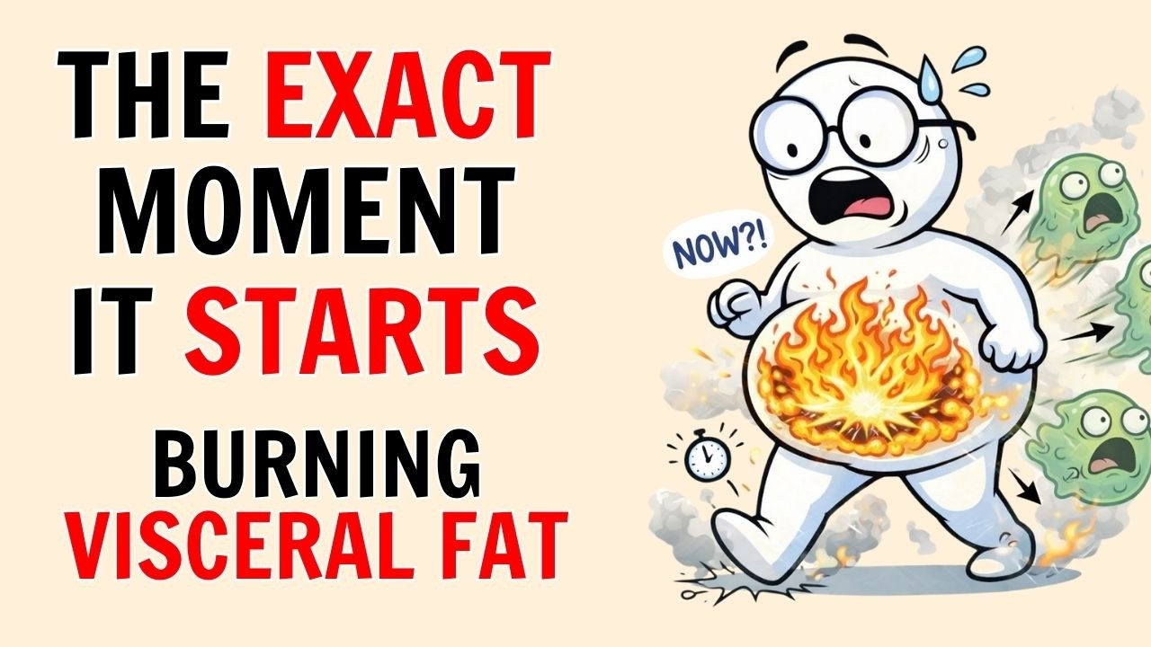 The Exact Moment Walking Starts Burning Visceral Fat | Science Explained