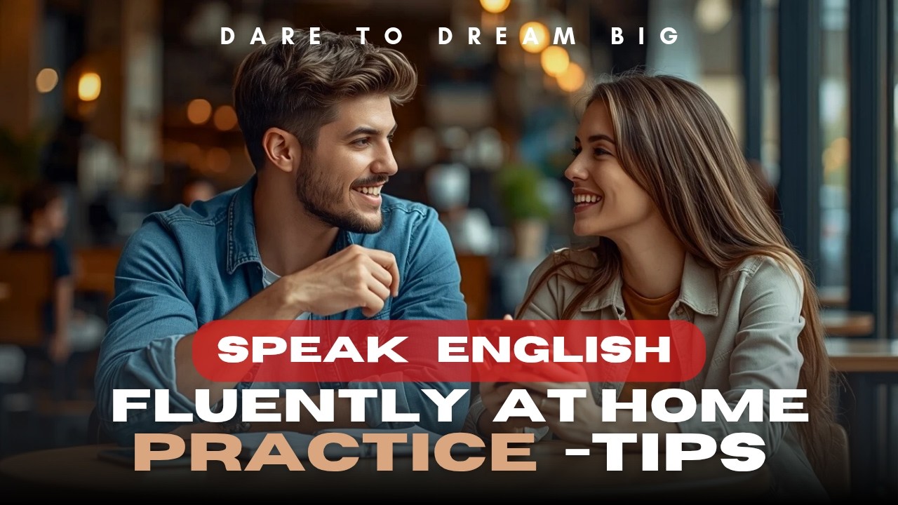 Speak English Fluently at Home | Daily Practice Tips. English with tamay.