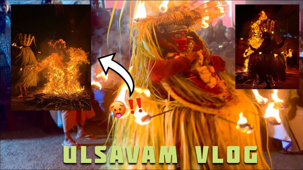 Ulsavam vlog 😲 | kathi kathi 🥵 #theyyam #viral #trending 