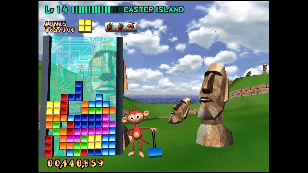 Sega Tetris (Naomi) - All Clear 393 lines - 2,360,009 points