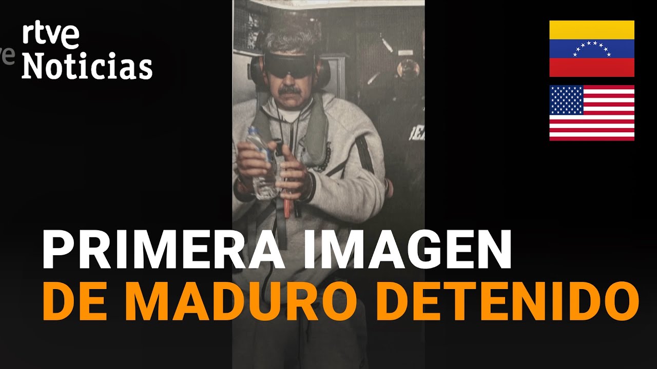 EE.UU. ATACA VENEZUELA | TRUMP publica la PRIMERA IMAGEN de NICOLÁS MADURO tras su CAPTURA | RTVE