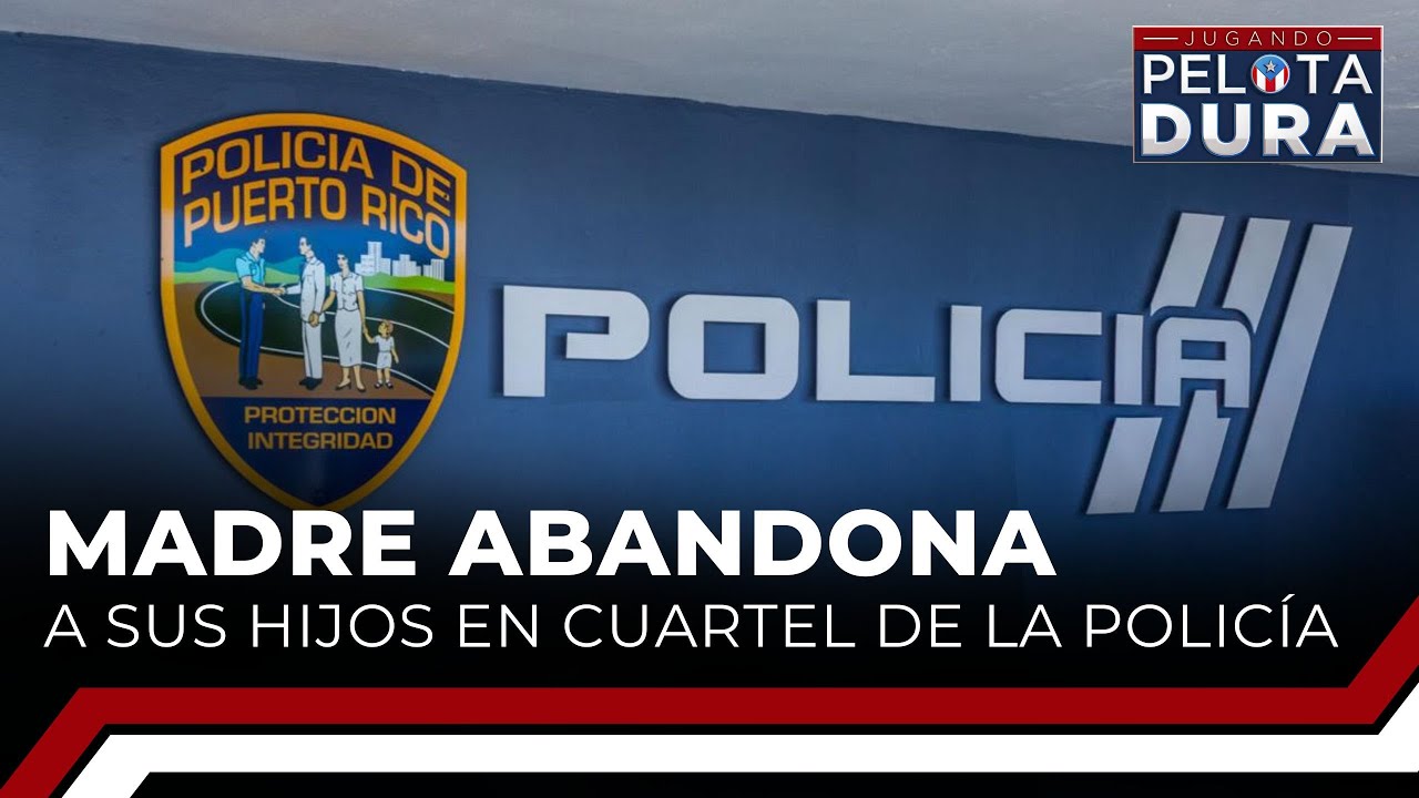 MADRE ABANDONA a sus hijos en cuartel de la Policía ¿POR QUÉ? Abogados dicen que NO ES DELITO