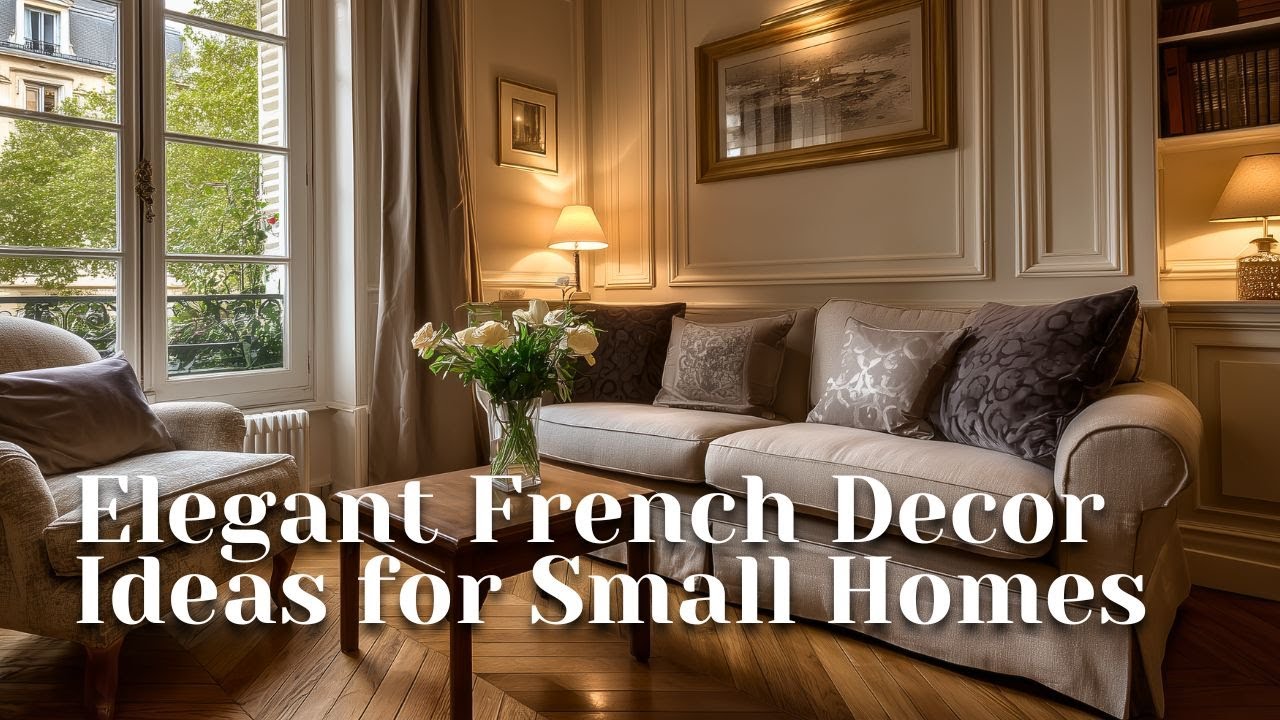 Elegant French Decor Ideas for Small Homes | Parisian Style That Transforms Compact Spaces